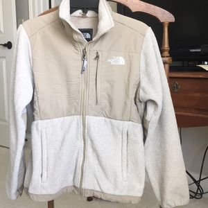 North Face zip up fleece jacket